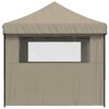 Šventės palapinė 279 x 410 x 315 cm Taupe Oksfordo audinys