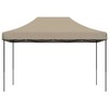 Šventės palapinė 279 x 410 x 315 cm Taupe Oksfordo audinys