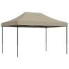 Šventės palapinė 279 x 410 x 315 cm Taupe Oksfordo audinys