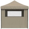 Šventės palapinė 279 x 410 x 315 cm Taupe Oksfordo audinys