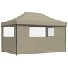 Šventės palapinė 292 x 440 x 315 cm Taupe Oksfordo audinys