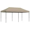 Šventės palapinė Taupe 292 x 580 x 315 cm Oksfordo audinys