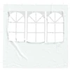 Šventinės palapinės šoninė siena 2 pcs 200 x 195 cm Balta