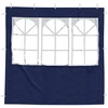 Šventinės palapinės šoninė siena 2 pcs 200 x 195 cm Mėlyna