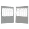 Šventinės palapinės šoninė siena 2 pcs 200 x 195 cm