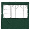 Šventinės palapinės šoninė siena 2 pcs 200 x 195 cm Žalia