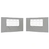 Šventinės palapinės šoninė siena 2 pcs 400 x 195 cm