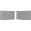 Šventinės palapinės šoninė siena 2 pcs Šviesiai pilka