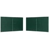 Šventinės palapinės šoninė siena 2 pcs Žalia 400 x 195 cm