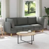 Modulinė sofa su laikymo vieta 3 pcs Tamsiai pilka Audinys