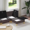 Modulinė sofa su laikymo vieta 4 pcs Tamsiai rudas Audinys