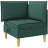 Modulinė sofa su laikymo vieta 6 pcs Tamsiai žalia Audinys