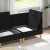 Modulinė sofa su laikymo vieta 3 pcs Juoda Audinys