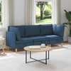 Modulinė sofa su laikymo vieta 3 pcs Mėlyna Audinys