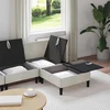 Svetainės baldų komplektas su pagalve 4 pcs Kreminė Aksomas