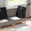 Modulinė sofa su laikymo vieta 4 pcs Taupe Audinys