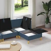 Modulinė sofa su laikymo vieta 4 pcs Mėlyna Audinys
