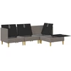 Modulinė sofa su laikymo vieta 4 pcs Taupe Audinys