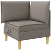 Modulinė sofa su laikymo vieta 5 pcs Taupe Audinys