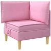 Modulinė sofa su laikymo vieta 5 pcs Rožinė Audinys