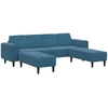 Svetainės sofa 3 vnt. Mėlyna