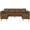 Svetainės sofa 3 vnt. Ruda