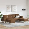 Svetainės sofa 3 vnt. Ruda