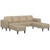 Svetainės sofa 3 vnt. Šviesiai pilka