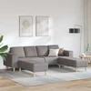 Svetainės sofa 3 vnt. Tortora Poliesteris