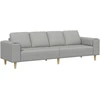 Svetainės sofa Debesų pilka 250 x 77 x 76 cm Poliesteris