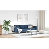 Svetainės sofa Mėlyna 250 x 77 x 76 cm Poliesteris