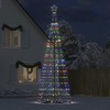 LED Kalėdų eglutė 1534 LED Spalvingi 500 cm