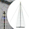 LED Kalėdų eglutė 1534 LED Spalvingi 500 cm