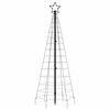 Šviečianti Kalėdų eglutė, 180cm, 220 spalvotų LED, kūgio formos
