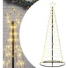 LED Kalėdų eglutė 200 LED Šiltai Balta 180 cm