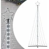 LED Kalėdų eglutė 447 LED Šalta Balta 250 cm