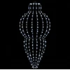 Šviečiantis kalėdinis dekoras 320 LED Šalta balta