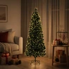 Šviesolaidinė kalėdinė eglutė 150 cm 24 LED Šilta balta PVC