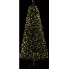 Šviesolaidinė kalėdinė eglutė 180 cm 24 LED Šilta balta PVC