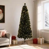 Šviesolaidinė kalėdinė eglutė 210 cm 24 LED Šilta balta PVC