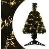 Šviesolaidinė kalėdinė eglutė 64 cm 12 LED Šilta balta PVC