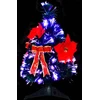 Šviesolaidinė Kalėdų eglutė 64 cm 12 LED Įvairių spalvų PVC