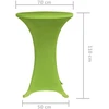 tampri staltiesė, skersmuo 70 cm, 2 vnt., žalios spalvos