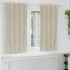 Užtemdymo užuolaidos 2 pcs Kreminė 140 x 175 cm Aksomas