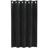 Užtemdymo užuolaidos 2 pcs Juoda 140 x 140 cm Aksomas
