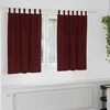 Užtemdymo užuolaidos 2 pcs Vyno raudona 140 x 140 cm Aksomas