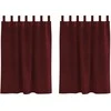 Užtemdymo užuolaidos 2 pcs Vyno raudona 140 x 140 cm Aksomas