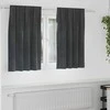 Užtemdymo užuolaidos 2 pcs Šviesiai pilka 140 x 140 cm Aksomas