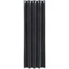 Užtemdymo užuolaidos 2 pcs Tamsiai pilka 140 x 260 cm Aksomas