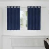 Užtemdymo užuolaidos 2 pcs Tamsiai mėlyna 140 x 140 cm Aksomas